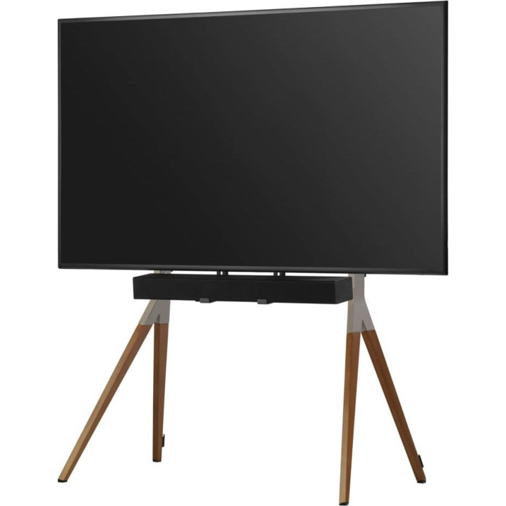 Stojak One For All WM7481 FALCON dla TV 32-70'' z drewnianymi nóżkami + soundbar