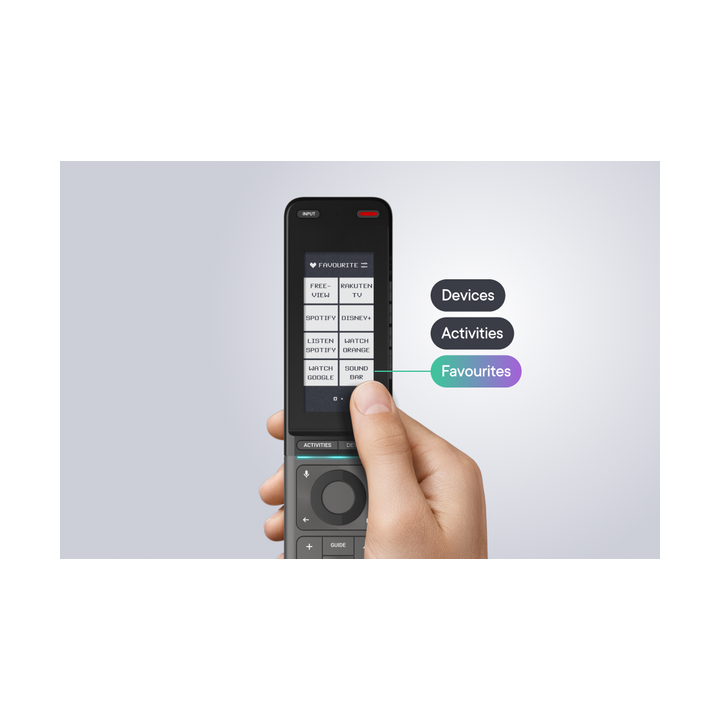 Pilot Smart Control Pro Touch z ekranem dotykowym - obsługa do 12 urządzeń · URC7985