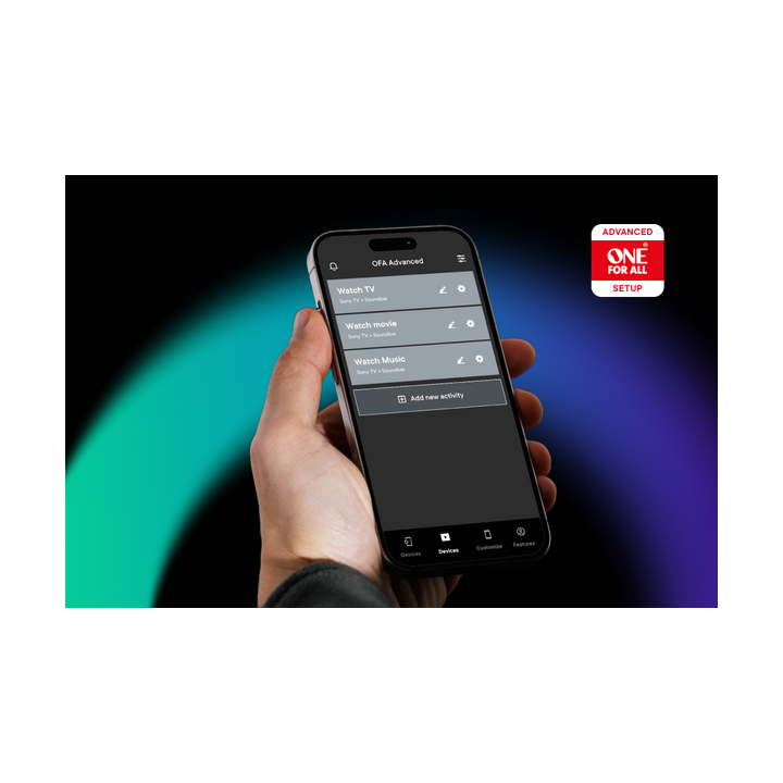 Pilot Smart Control Pro Touch z ekranem dotykowym - obsługa do 12 urządzeń · URC7985