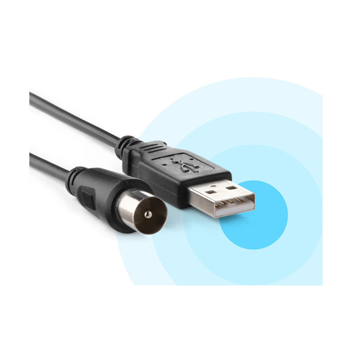 Wzmacniana antena wewnętrzna z filtrem 4G/5G i zasilaniem USB, do 25km · SV9428